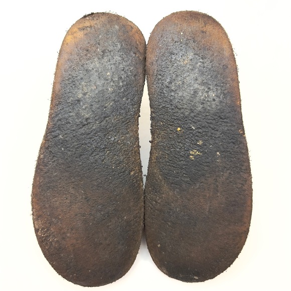 Clarks Desert Trek Women's Shoes Red Suede Crepe Sole Split Toe Moccasins Sz 6.5 - Picture 7 of 10